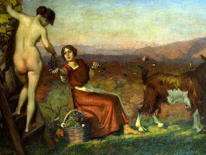 Guglielmo Talamini, ‘Vendemmia asolana’ (‘Grape harvest in Asolo’)