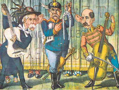 Vignetta de La triplice Alleanza