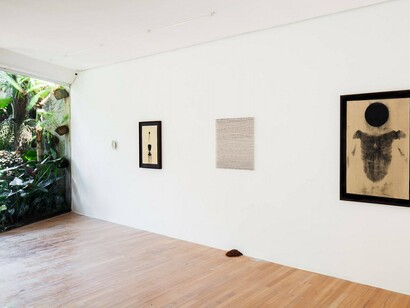 Antônio Obá, exhibition view. Courtesy of Mendes Wood DM 