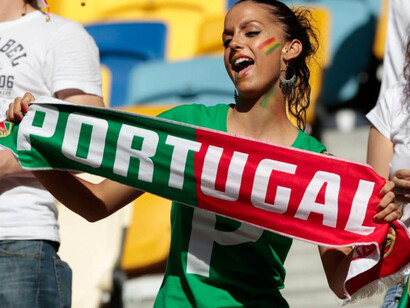 Turismo deportivo. Hincha portuguesa en el Mundial de Brasil 2014