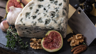 Roquefort is a world-famous blue cheese