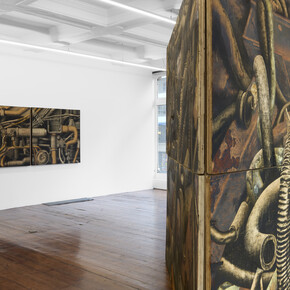 Jonathan Okoronkwo, Ask not what we were made for, exhibition view. Courtesy of Emalin, London