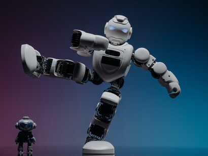 Robô se move com ajuda da inteligência artificial