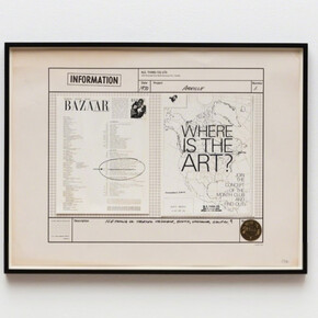 &Information. Courtesy of Hales Gallery