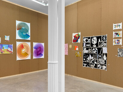 Various artists, Paper view II, exhibition view. Courtesy of The Hole