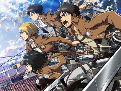 Fotograma de la serie «Ataque a los titanes», adaptada del manga homónimo de Hajime Isayama