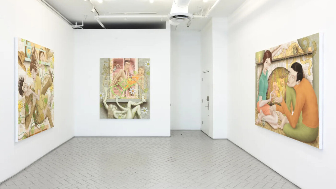 Wendell Gladstone, Lover’s knot, exhibition view. Courtesy of Nazarian / Curcio Gallery