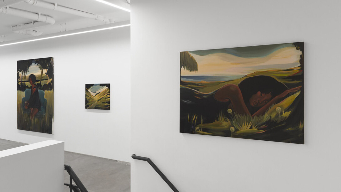 Megan Gabrielle Harris, All things held between, exhibition view. Courtesy of Anat Ebgi