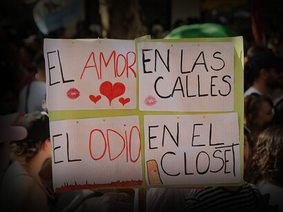 Sindicatos, agrupaciones estudiantiles y familias acompañaron la manifestación, reafirmando que la lucha por derechos humanos es colectiva. Buenos Aires, Argentina, 1 de febrero de 2025
