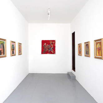 Various artists, Comic abstraction, exhibition view. Courtesy of König Gallery