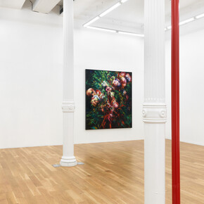 Hugo Wilson, Whatever Gets You Thru the Night, installation view. Courtesy of Nicodim Gallery