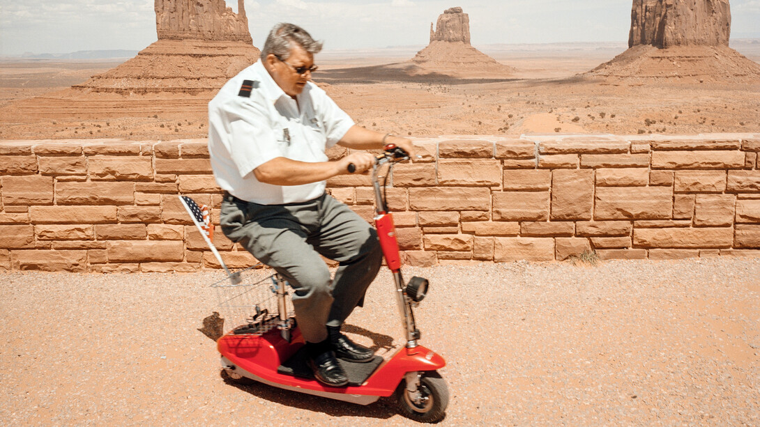 Andri Pol, Parkwächter im Monument Valley, Utah, USA (detail), 2002. Mit freundlicher genehmigung der Fotostiftung Schweiz