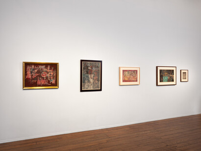 Ynez Johnston, In search of the oracle, exhibition view. Courtesy of Louis Stern Fine Arts