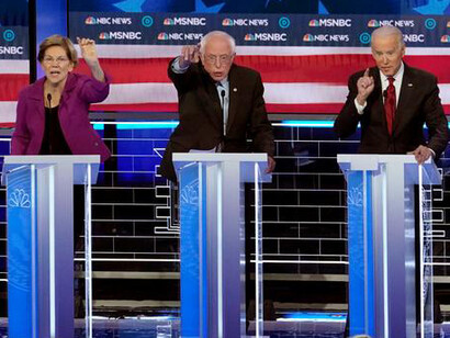 The ninth TV debate in the Democratic campaign to run against Donald Trump