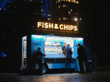 The meal is ubiquitous in the U.K., with more than 10,000 fish and chip shops in the country