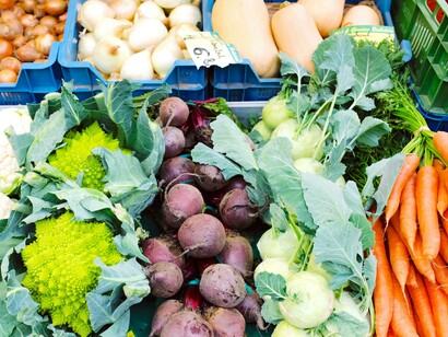Verduras e legumes são alimento saudável