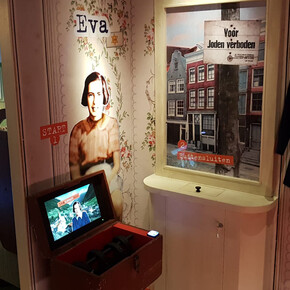 The resistance museum junior, exhibition view. Courtesy of Verzets Resistance Museum