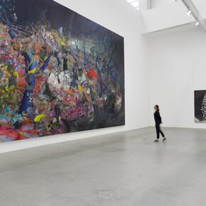 Jonas Burgert, Exhibition view. Courtesy of Blain|Southern