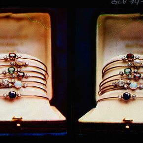 True colors. Farbe in der fotografie von 1849 bis 1955, kunstwerk in der ausstellung. Mit freundlicher genehmigung des Albertina Museums