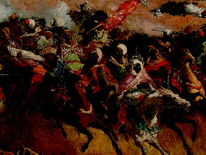 Detalle de «La batalla de Tetuán»