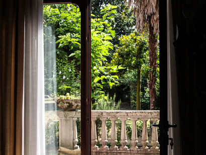 Interno Verde Ferrara giardino privato in via XX Settembre