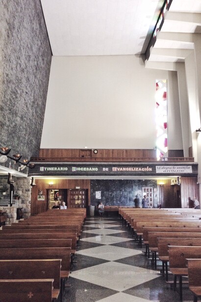 Gandía, Valencia. Nave principal de la Iglesia de San Nicolás del Grao