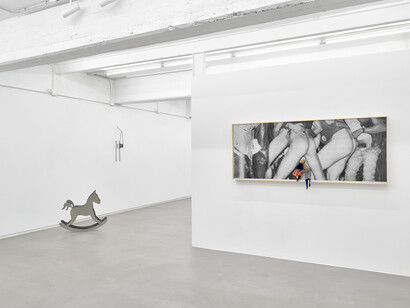 Various artists, All together: goodbye master!, vista della mostra. Cortesia di ArtNoble Gallery