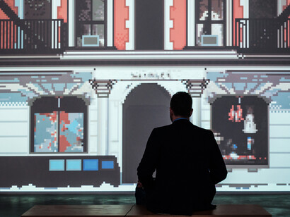 Carlo Zanni, Average Shoveler, 2005. Mata Modena (ph. Elenia Megna, 2016)