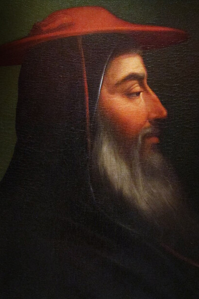 Ritratto del cardinale Basilio Bessarione, Cristofano dell'Altissimo, (1556)