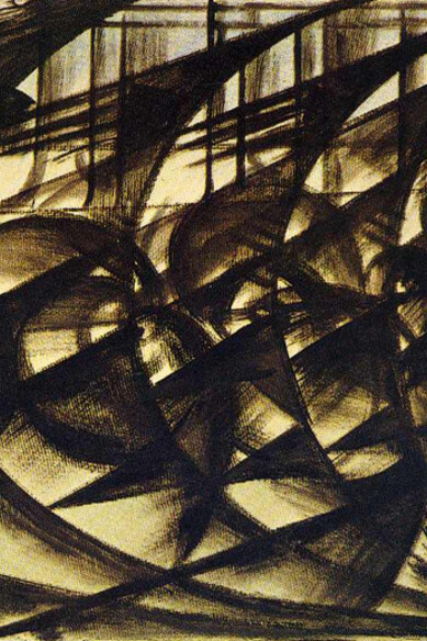 Giacomo Balla, "Velocità di moto", studio, 1912