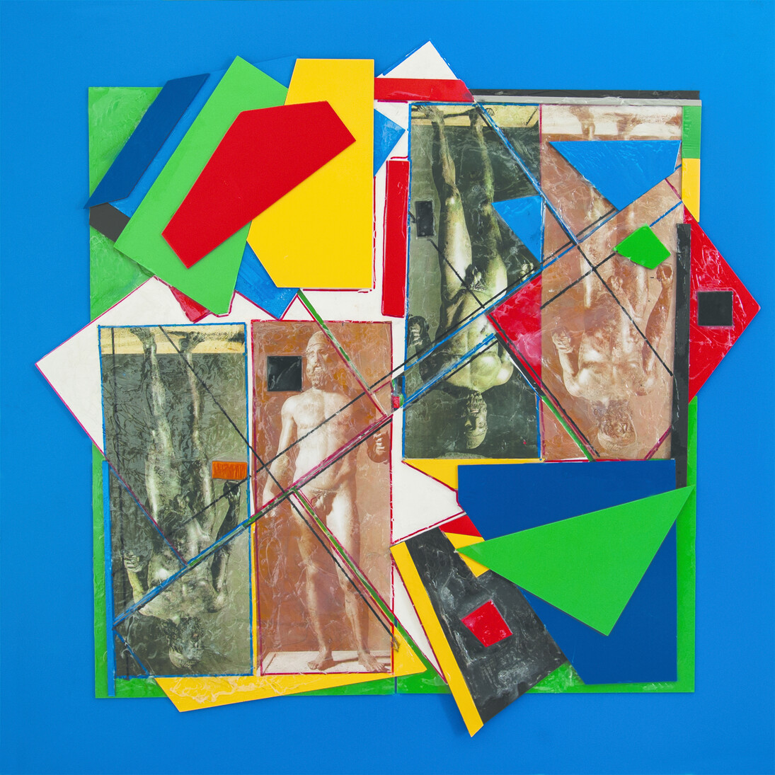 Giovanbattista Pastorelli, Senza Titolo, tecnica mista, 90x90 cm