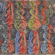 Philip Taaffe, Sardica II, 2013, Mixed media on canvas, 55 1/2 X 80 inches, (140.97 X 203.2 cm)
