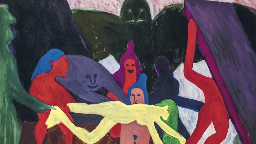 Bob Thompson, The struggle, 1963. Courtesy of Centre Pompidou