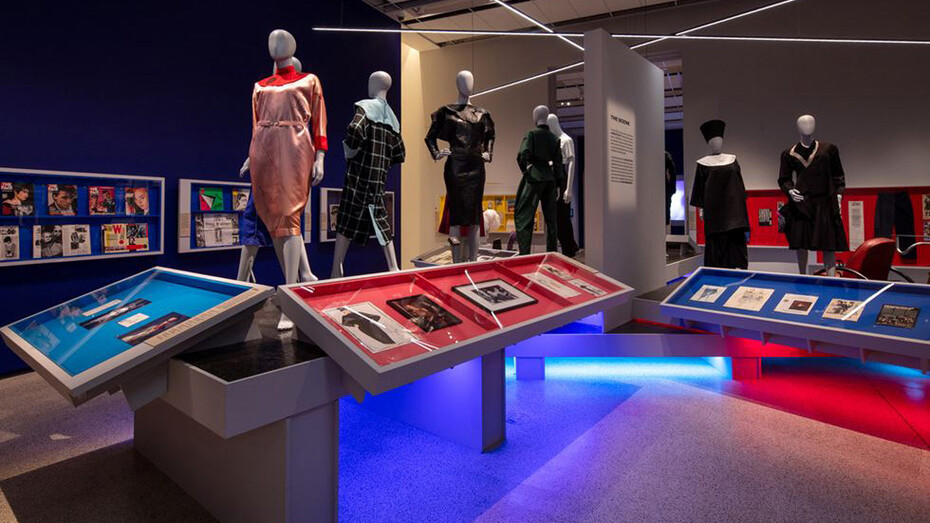 Blitz: the club that shaped the 80s, exhibition view. Courtesy of Design Museum