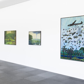 José Gamarra, The jungle theater, exhibition view. Courtesy of Xippas Gallery