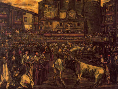 José Gutiérrez Solana, Corrida de toros em Sepulveda