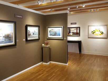 Oil & Water, Exhibition view. Courtesy of Gallery 901