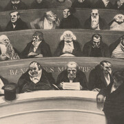 Honoré Daumier, The legislative belly, l’association mensuelle (detail), January 1834. Courtesy of 
Albertina Museum
