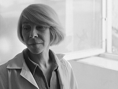 A 1969 photograph of Finnish writer and artist Tove Jansson, renowned for creating the beloved Moomin characters