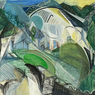 Manar Mervat Al Shouha, Forms of waterford (detail), 2025. Courtesy of Solomon Fine Art 