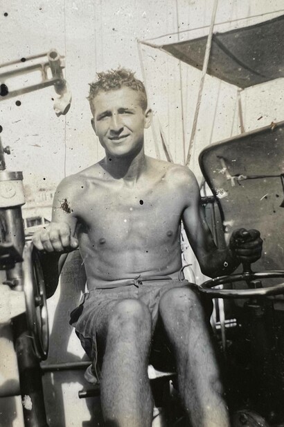 Mario Trucco sul Pantera, Mar Rosso