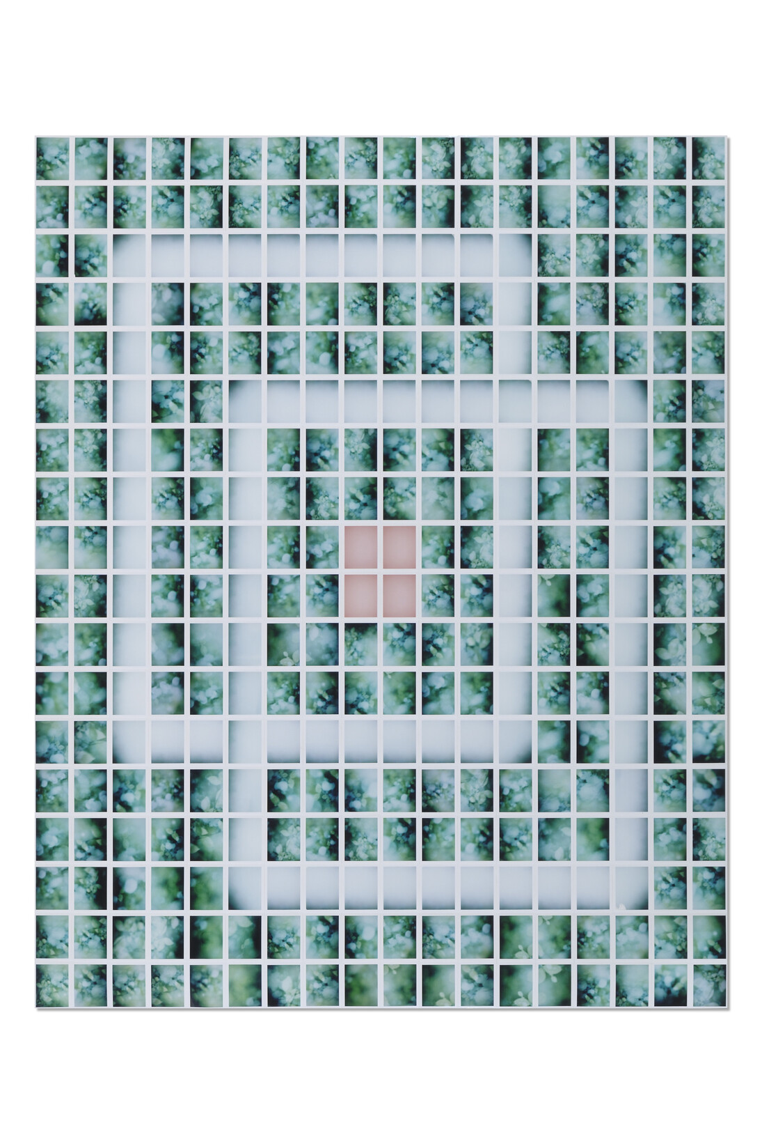 John Messinger, All Of The Light In A Given Space III, 324 sheets of instant film, 60.75 x 76.5 in. 2014 (1 of 1)