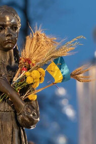 Ricordo amaro dell'infanzia, Holodomor Memorial, Kiev, Ucraina