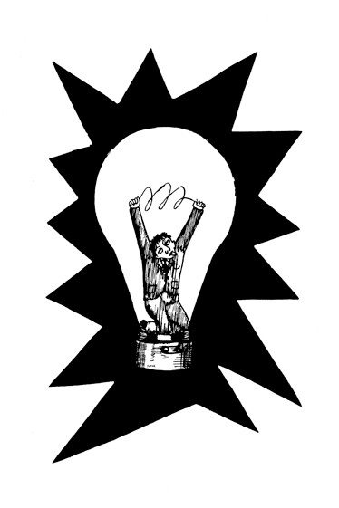 Roland Topor, Dessin à la plume paru dans Hara-Kiri n°14 en février 1962, courtesy of galerie Anne Barrault