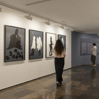 Kara Walker, Burning village, exhibition view. Courtesy of IVAM