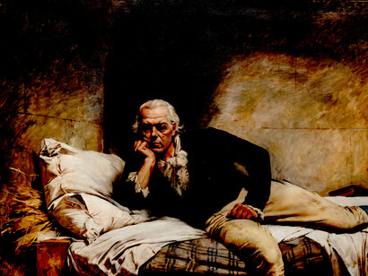 «Miranda en La Carraca», Arturo Michelena
