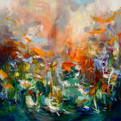 Genesis, Jennifer JL Jones, 48 x 48, 2022