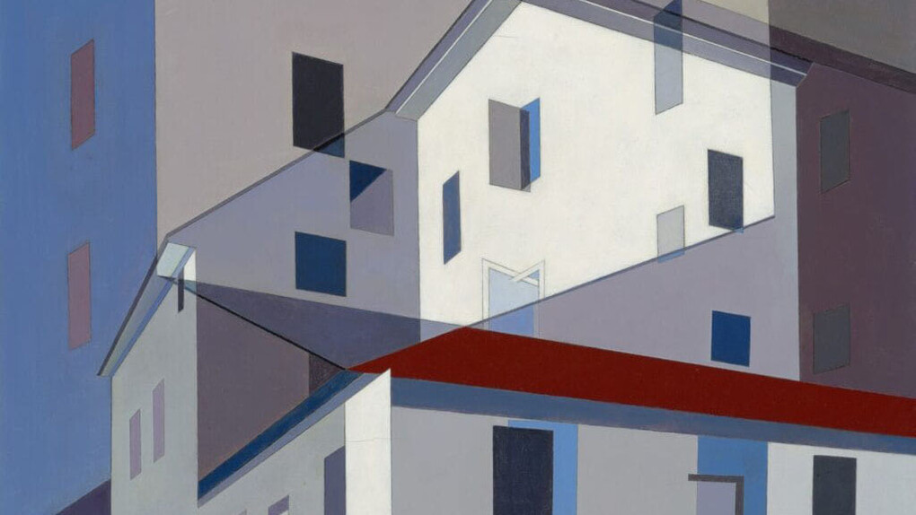 Charles Sheeler, On a shaker theme (detail), 1956. Courtesy of Blanton Museum