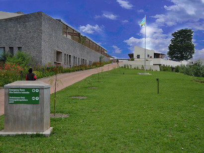 The Butaro District hospital in Rwanda showcases cutting-edge healthcare infrastructure designed to meet the medical needs of remote and rural communities