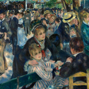 Auguste Renoir, Bal du moulin de la Galette (detail), 1876. Courtesy of Musée d’Orsay